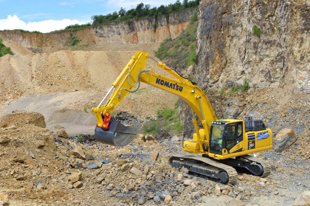 Komatsu hybrid HB365LC NLC 3